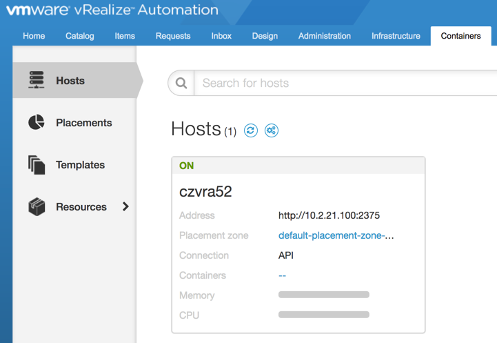 Deployed PhotonOS VM now available as a container host