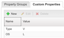 Define new custom properties on the machine object