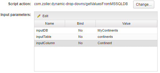 vRA custom property with script action and input parameters