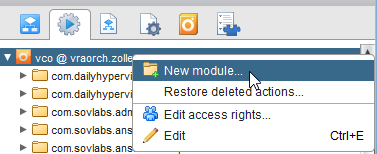 Create new module