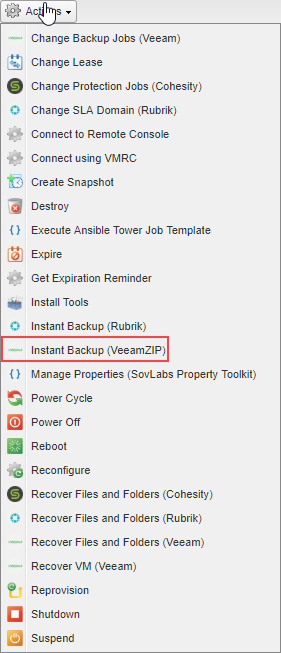 Day-2 actions on vRA deployment