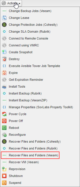 Day-2 actions on vRA deployment