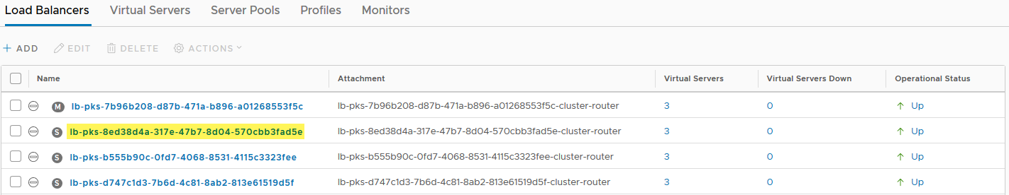 NSX-T load balancers