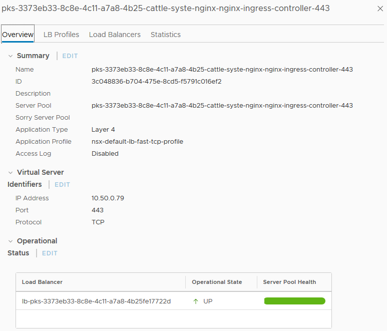 NSX-T ingress controller